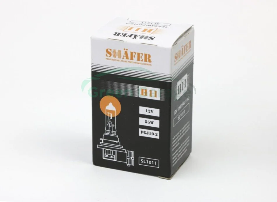 Лампа галогенова H11 12V 55W PGJ19-2 SHAFER SL1011 (фото 1)