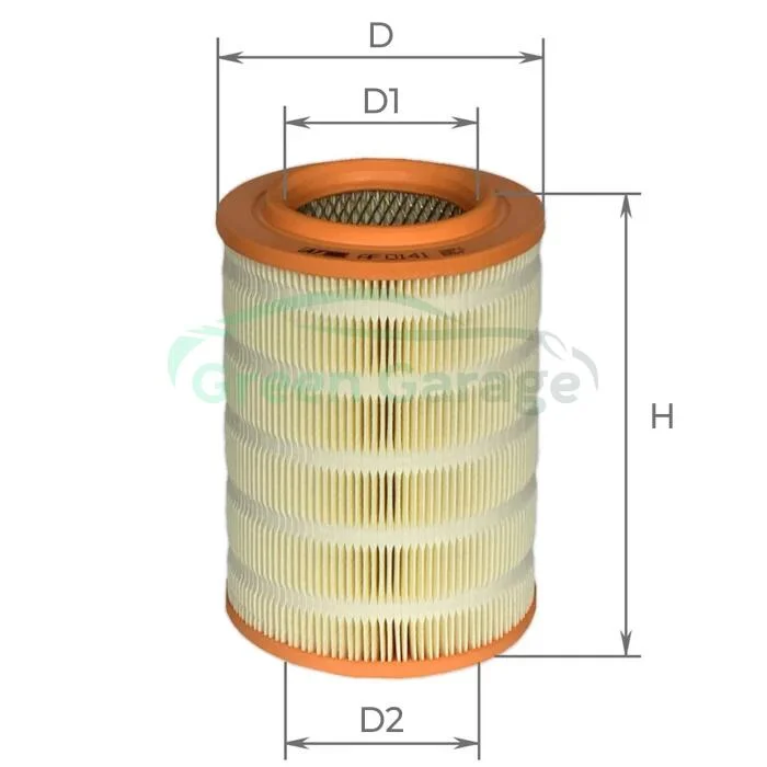 Фильтр воздушный VW T4 90-03 (пр-во) ALPHA FILTER AF0141 (фото 1)