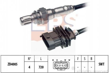 Лямбда-зонд перед каталізатором Opel Astra G 1.4/1.6 /Vectra B 1.6 /Zafira A 1.6 EPS 1997340