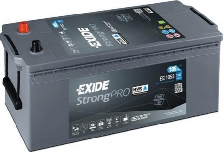 Аккумулятор 185Ah-12v Strong PRO EFB+ (513х223х223),полярность обратная (3),EN1100 EXIDE EE1853