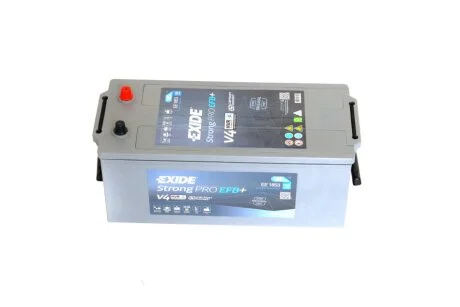 Аккумулятор 185Ah-12v Exide Strong PRO EFB+ (513х223х223),полярность обратная (3),EN1100 EXIDE EE1853
