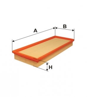 Фильтр воздушный FORD, VW AP002/ (-Filtron UA) WIX WA6161
