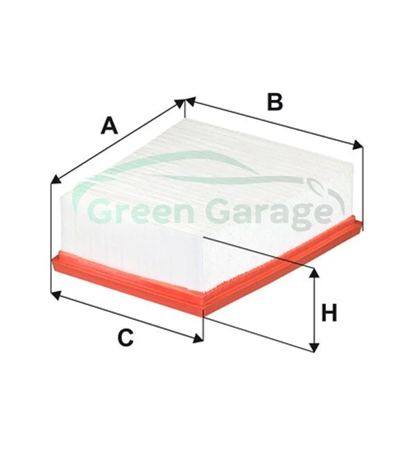Фильтр воздушный RENAULT MEGANE, SCENIC 1.2-1.3 Tce 15- (пр-во -FILTERS) WIX WA9831 (фото 1)