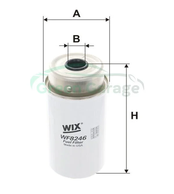 Фильтр топливный FORD TRANSIT 2.2-2.4 TDCI 06-14 (пр-во -FILTERS) WIX WF8246 (фото 1)