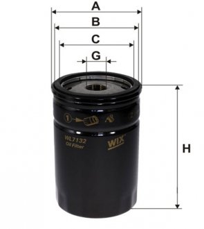 Фільтр масла WIX WL7132