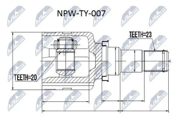 ШРКШ NTY NPWTY007 (фото 1)