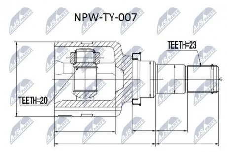 ШРКШ NTY NPWTY007