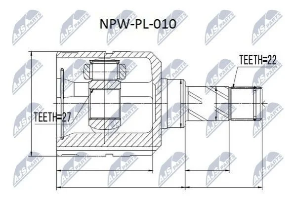 ШРКШ NTY NPWPL010 (фото 1)