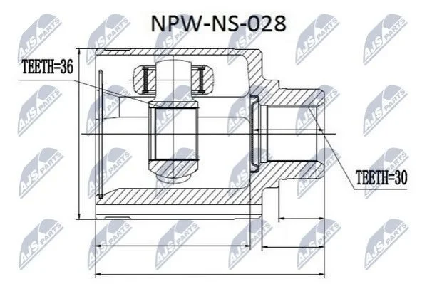 ШРКШ NTY NPWNS028 (фото 1)