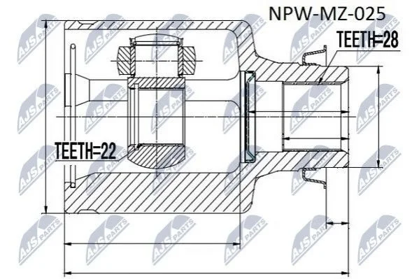 ШРКШ NTY NPWMZ025 (фото 1)