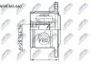 ШАРНІР РІВНИХ КУТОВИХ ШВИДКОСТЕЙ | MITSUBISHI PAJERO V14W-V55W, PAJERO SPORT K94W/K99W 96-06, SPACE GEAR PD4W/PD6W/PD8W 95-04, L200 K62/72T 96-01, L300 P15V 86- /ПРАВ/ NTY NPWMS040 (фото 1)
