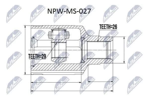 ШРКШ NTY NPWMS027 (фото 1)