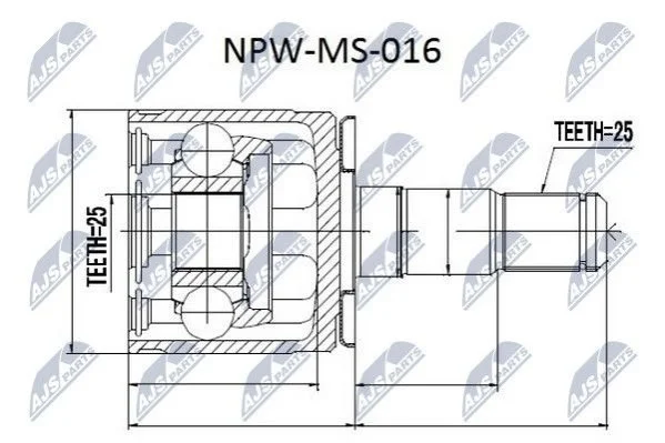 ШРКШ NTY NPWMS016 (фото 1)