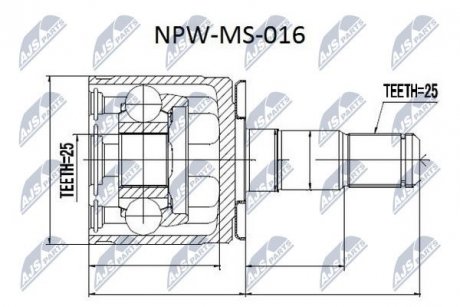 ШРКШ NTY NPWMS016