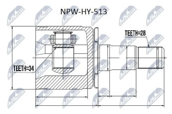 ШРКШ NTY NPWHY513 (фото 1)