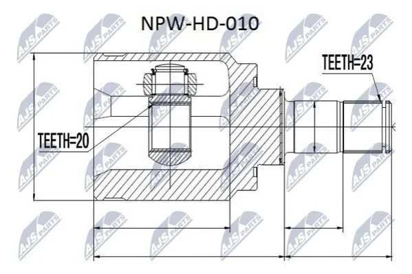 ШРКШ NTY NPWHD010 (фото 1)