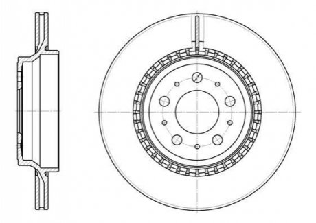 Гальмівний диск REMSA 677710