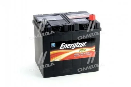 Акумулятор 60Ah-12v Plus (232х173х225), R,EN510 Азія Energizer 560412051