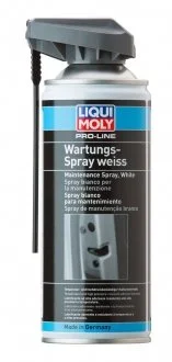 Біле мастило-спрей що відштовхує бруд 400мл PRO-LINE WARTUNGS-SPRAY WEISS LIQUI MOLY 7387