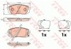 Комплект гальмівних колодок до дискових гальм TRW GDB3642 (фото 1)