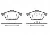 Колодка торм. диск. FORD GALAXY, SEAT ALHAMBRA, VW SHARAN передн. (пр-во) REMSA 0390.00 (фото 3)