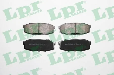 Комплект гальмівних колодок з 4 шт. дисків LPR 05P1419