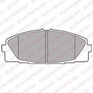 Комплект гальмівних колодок з 4 шт. дисків DELPHI LP2473