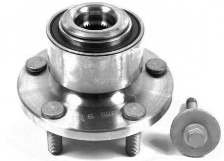 Ступица в сборе FORD C-MAX, FOCUS II 03-12 перед. мост с ABS (Пр-во) MOOG FDWB11211