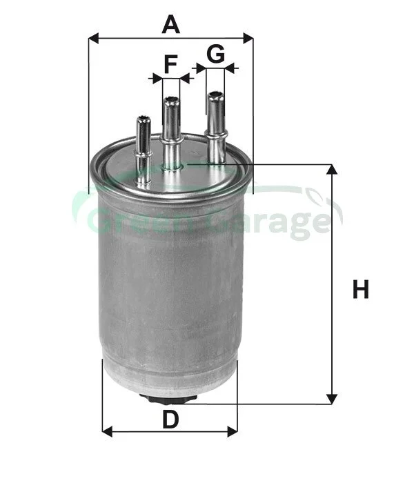Фильтр топливный FORD TRANSIT 1.8 TDCI 06-13 (пр-во -FILTERS) WIX WF8569 (фото 1)