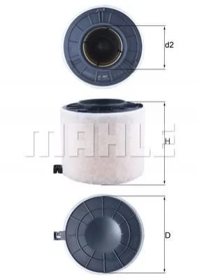 Повітряний фільтр MAHLE / KNECHT LX4410 (фото 1)