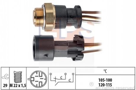 Термовимикач вентилятора радіатора EPS 1850668