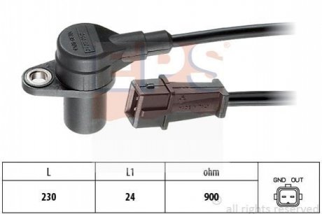 Датчик положения коленвала EPS 1953403