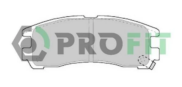 Колодки гальмівні дискові PROFIT 50000803 (фото 1)