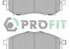 Колодки гальмівні дискові PROFIT 50004177 (фото 1)
