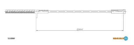 Трос ручного гальма ADRIAUTO 110260