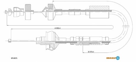 Тросик ADRIAUTO 070171