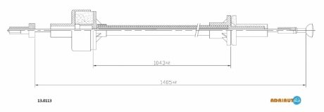 Трос зчеплення ADRIAUTO 130113