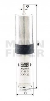 Фільтр палива MANN WK5015Z