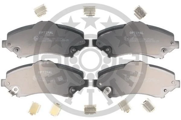 KLOCKI HAMULCOWE CHRYSLER GRAND VOYAGER V (RT), DODGE CARAVAN, GRAND CARAVAN, JOURNEY, NITRO 06> PRZOD SZT OPTIMAL BP12704 (фото 1)