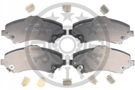 KLOCKI HAMULCOWE CHRYSLER GRAND VOYAGER V (RT), DODGE CARAVAN, GRAND CARAVAN, JOURNEY, NITRO 06> PRZOD SZT OPTIMAL BP12704