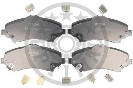 KLOCKI HAMULCOWE CHRYSLER GRAND VOYAGER V (RT), DODGE CARAVAN, GRAND CARAVAN, JOURNEY, NITRO 06> PRZOD SZT OPTIMAL BP12704