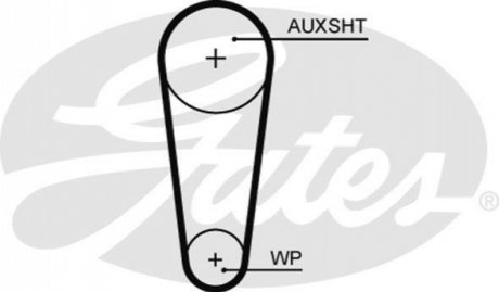 PASEK ROZRZ AUDI A1/A3/Q3/SEAT IBIZA/MII/VW UP/POLO/GOLF VII 1,0/1,2/1,4/1,6 14- GATES 5682XS