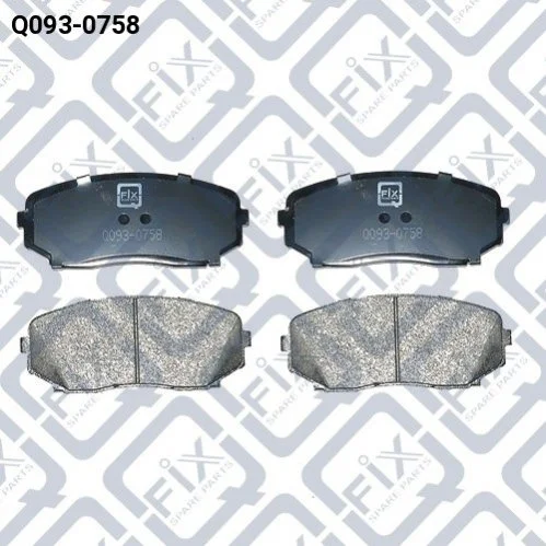 КОЛОДКИ ТОРМОЗНЫЕ ПЕРЕДНИЕ ДИСКОВЫЕ Q-fix Q0930758 (фото 1)