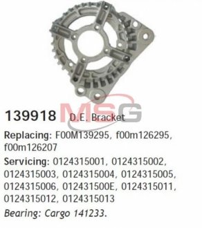 Obudowa alternatora przod HC-CARGO 139918