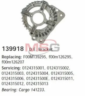 Obudowa alternatora przod HC-CARGO 139918