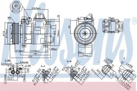 Компресор кондиціонера NISSENS 89093
