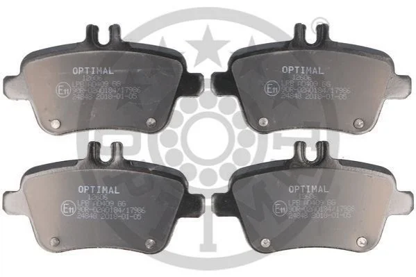 KLOCKI HAMULCOWE MERCEDES-BENZ A-CLASS (W176), B-CLASS (W246, W242), CLA COUPE (C117), CLA S 11-15 TYL SZT OPTIMAL BP12606 (фото 1)