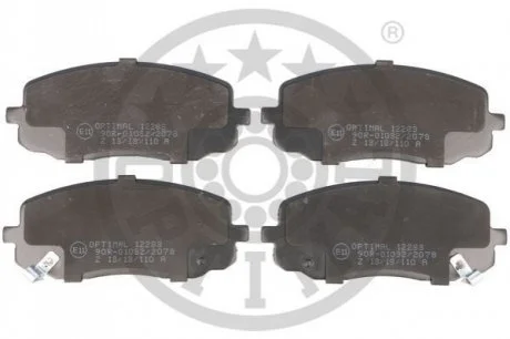 KLOCKI HAMULCOWE HYUNDAI I10 (BA, IA), I10 (PA), I20 (PB, PBT), KIA PICANTO (SA) 04-13 PRZOD SZT OPTIMAL BP12283