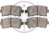 Колодки тормозные (задние) Opel Insignia 08-17/Chevrolet Malibu/Bentley Flying Spur 12-/Saab 9-5 10- OPTIMAL BP12454 (фото 2)