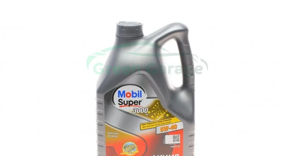 SUPER 3000 X1 5W40 5L SN/SM, A3/B3/B4, VW502.00/505.00, BMW LL-01 MOBIL 150565 (фото 1)